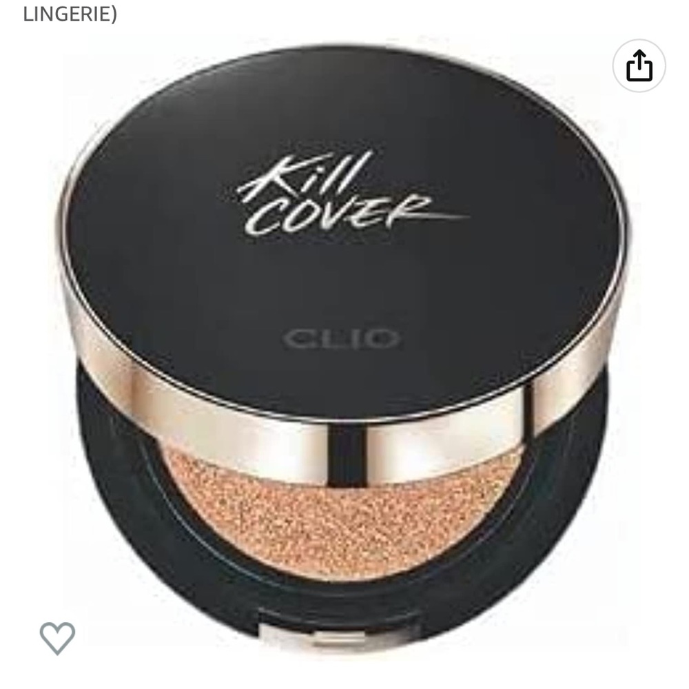 CLIO Kill Cover Fixer Cushion | Makeup Base and Fixer, Long Lasting